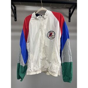 VTG 1989 US Olympic Festival Jacket Large Bonnie Sportswear Oklahoma Colorblock